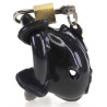 CockLock Cage de chasteté Nub Soft 6 x 2cm Noire